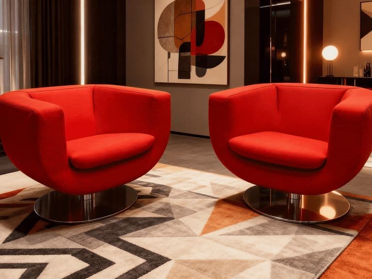 B&B Italia “Tulip” stoelen set 2 stuks