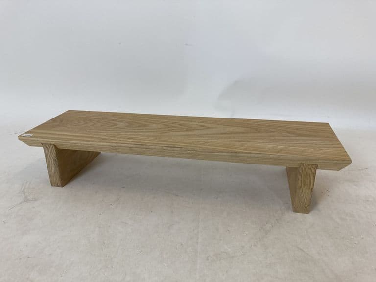 Upcycled houten bank laag