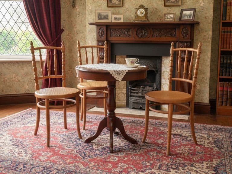 Zeldzame Fischel Bentwood stoelen ca. 1890 set van 3 originele vintage designstoelen (gerestaureerd).